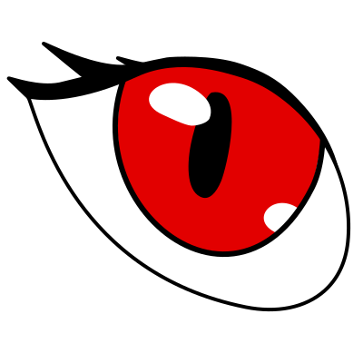 big anime eye