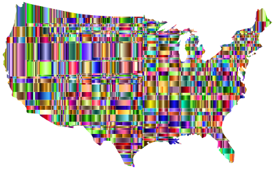 Checkered Chromatic US Map