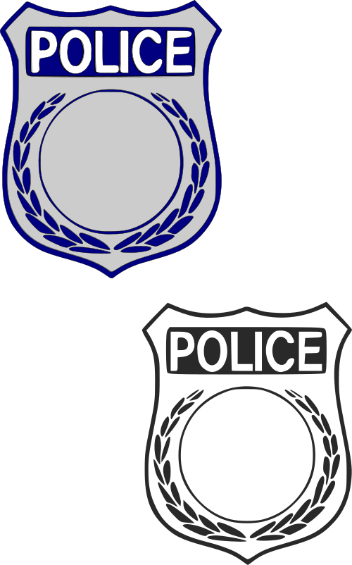 police badge customizable