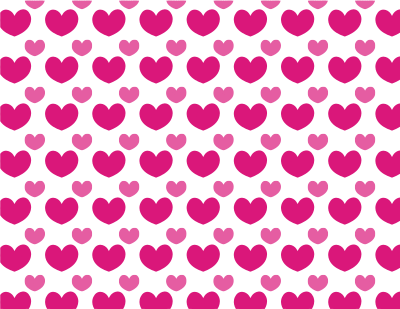 hearts love pattern