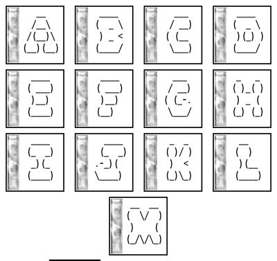 ASCII DropCaps AM
