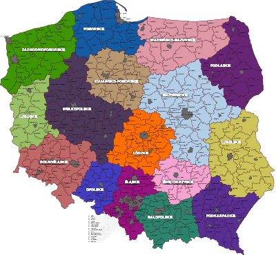 Wojewodztwa pow