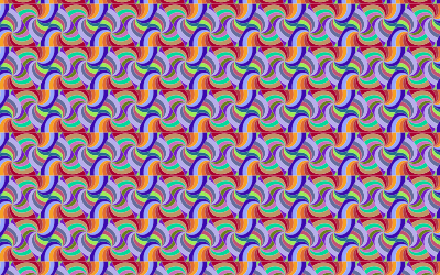 Seamless Groovy Triangular Pattern