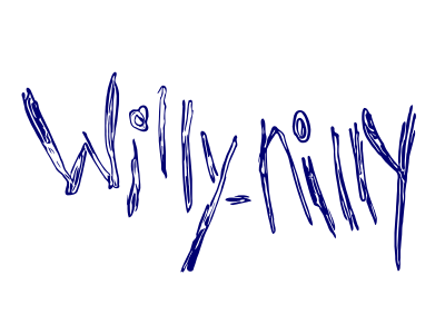 willynilly text