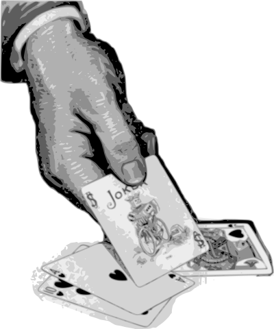 pokercards joker 1921
