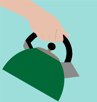 hand pouring kettle