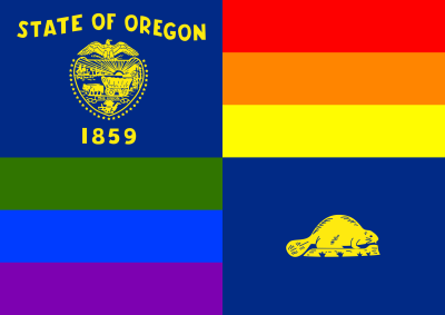 Rainbow Flag Oregon