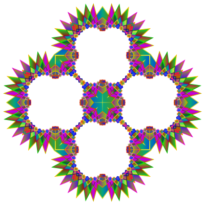 Prismatic MultiPoint Star Frame 5