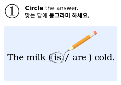 01 circle the answer
