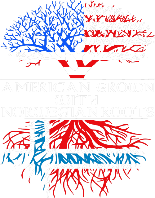 american grown with norwegian roots