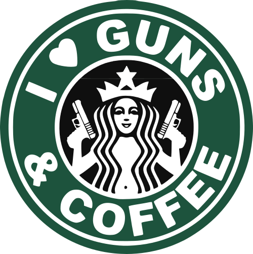 I love coffee and guns