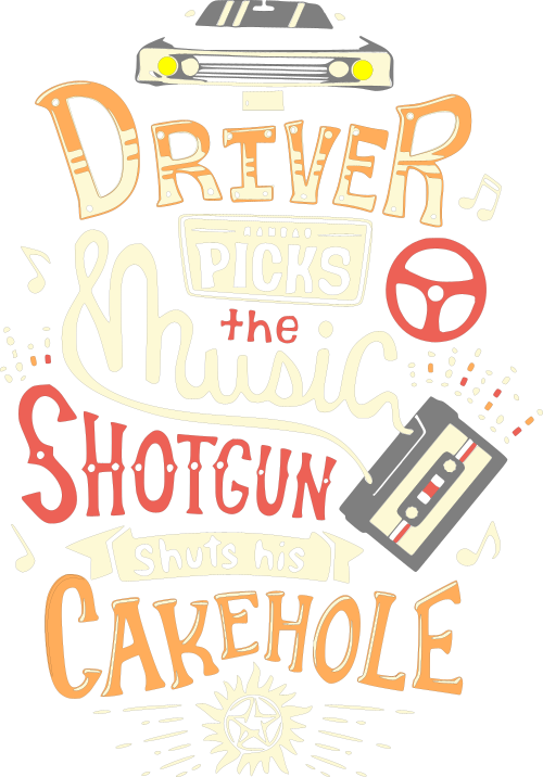 driver picks the music shotgun shuts their cakehole