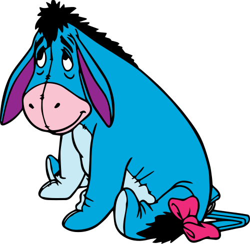 Eeyore Free Svg 40 Character Svg Printable Free Svg Character 