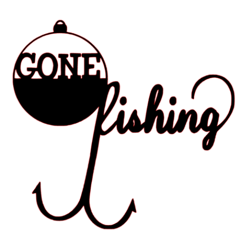 gone fishing bobber hook