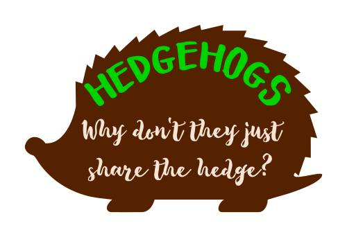 hedgehogs why dont they just share the hedge?