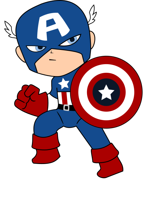  superheroes captamerica chibi  copy