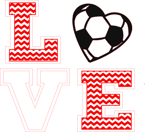 love soccer ball