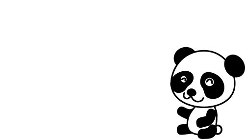 smiling panda