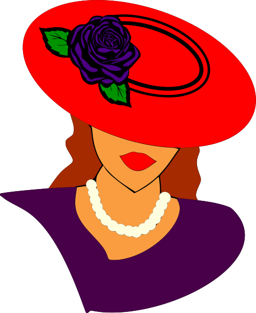 red hat lady