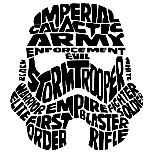 storm trooper typography