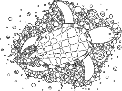 turtle mandala