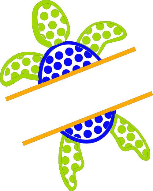 turtle monogram