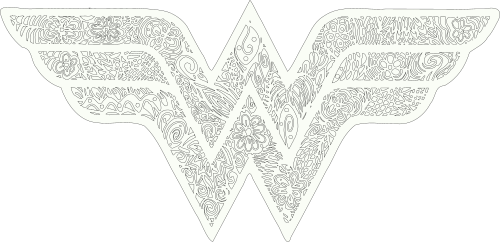 wonder woman mandala