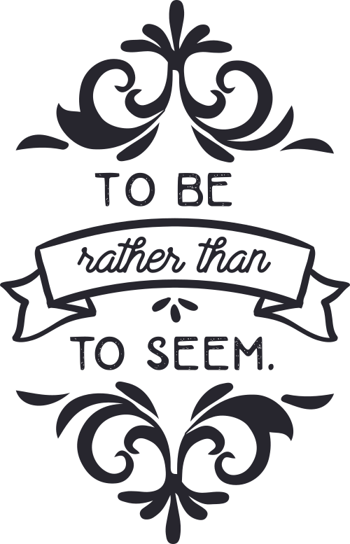 to be rather than to seem