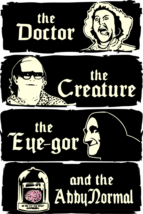 the doctor the creature the eye gor and the abby normal