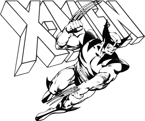 wolverine x men logo