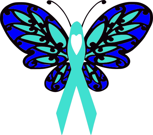 awareness butterfly ribbon