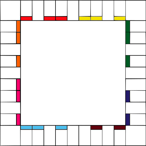 basic monopoly borad blank
