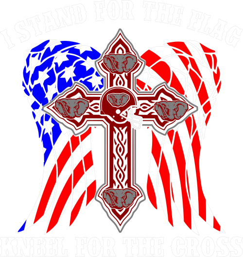 stand for the flag kneel for the cross alabama