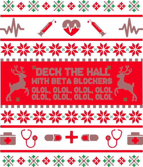 deck the halls with beta blockers