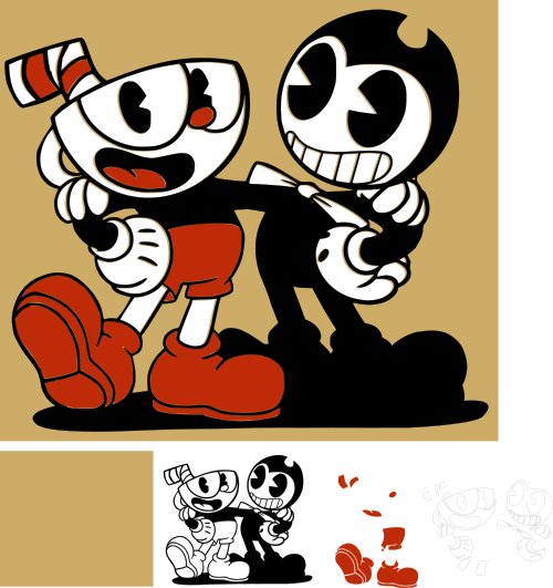 bendy and cuphead