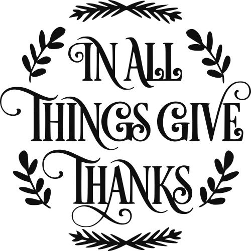 in all things give thanks