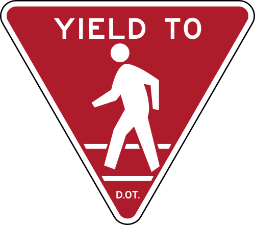 NYCDOT YIELD TO PEDESTRIANS