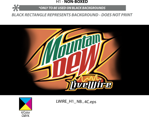 mountain dew live wire logo