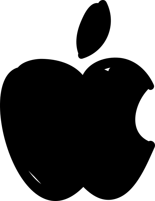apple logo logo