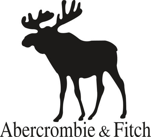 abercrombie and fitch black logo