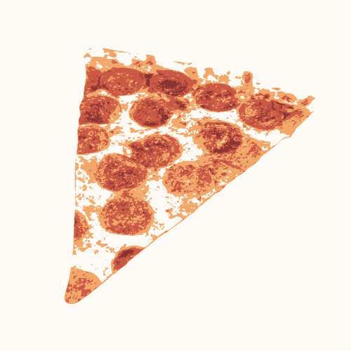 slice of pizza 4 colors