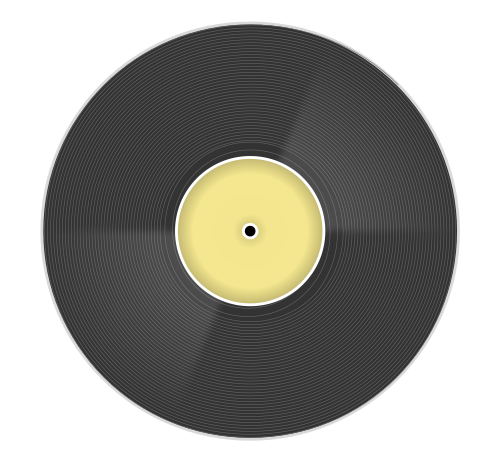 vinyl disc by gustavorezende
