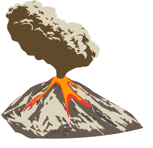 Volcano simplified by Juhele