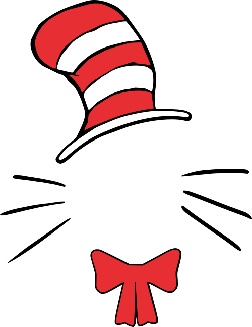 The Cat In The Hat Clipart Cat In The Hat Hat Black A - vrogue.co