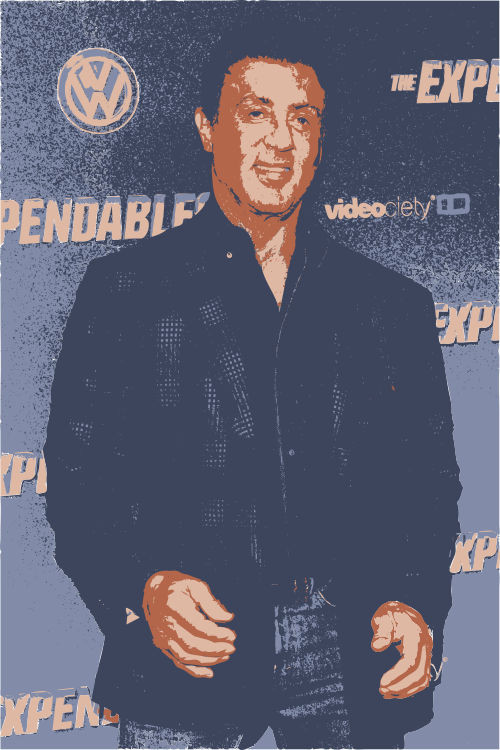 Sylvester Stallone 4 colors