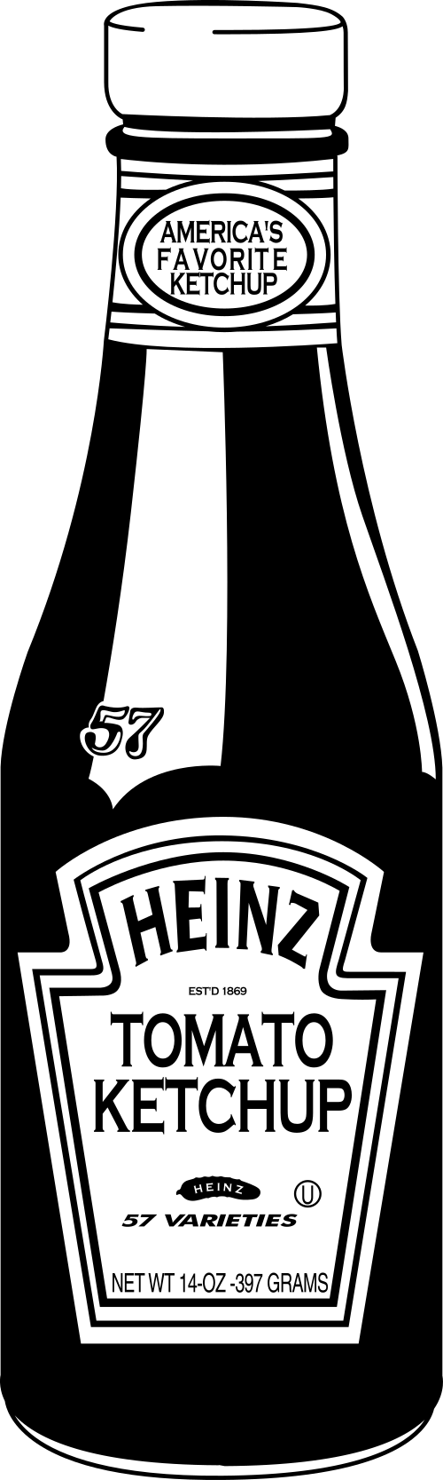 heinz ketchup bottle logo