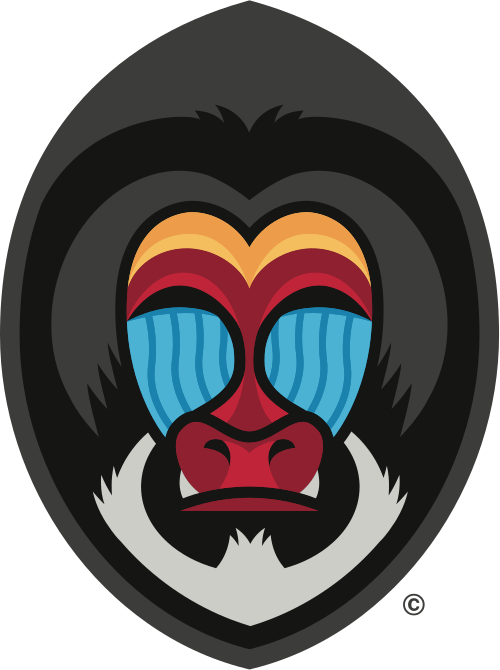 mandrill shield logo