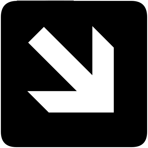Right and Down Arrow