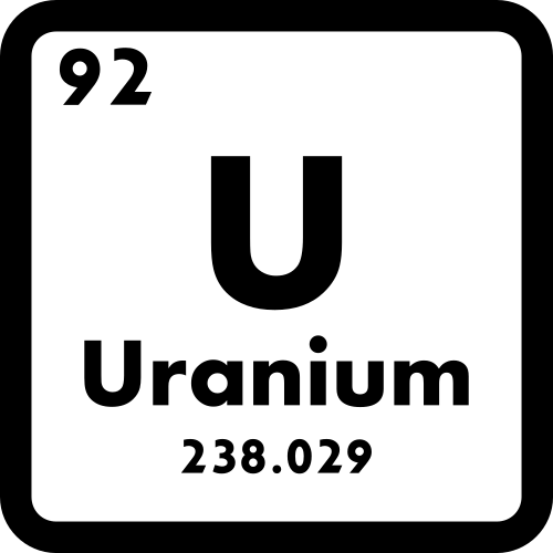 uranium periodic table element