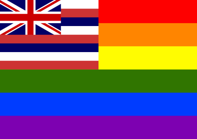 Rainbow Flag Hawaii